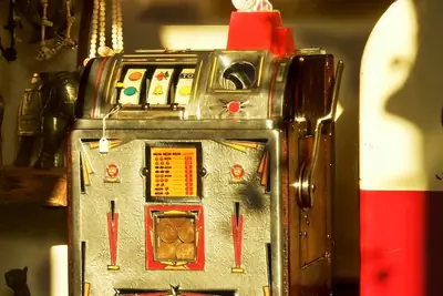 Vintage one-armed bandit slot machine