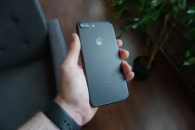Smartphone held in hand