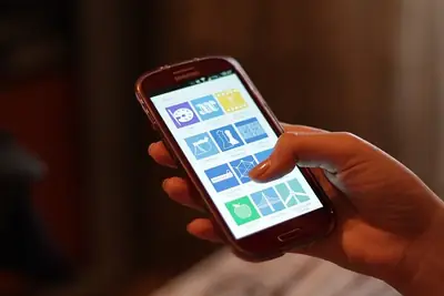 Casino app on a phone