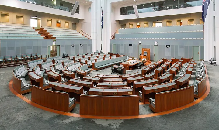 Chamber of the Australian House of Representatives